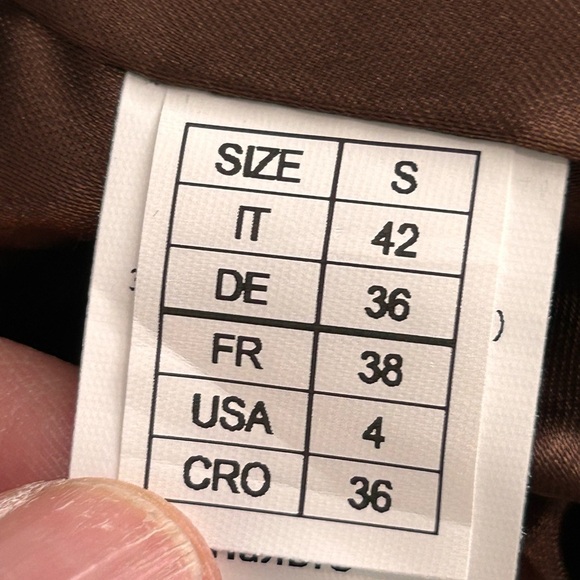 NWOT SFIZIO Wool Blend Funnelneck Coat, size Small - Picture 8 of 10